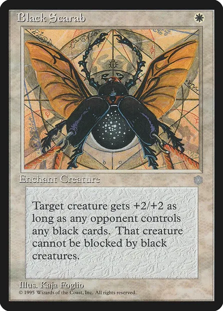 Black Scarab, Magic card ICE 6 — Ice Age set