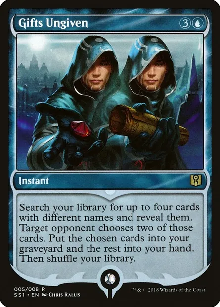 Dons non-donnés, carte Magic SS1 5 — extension Signature Spellbook: Jace