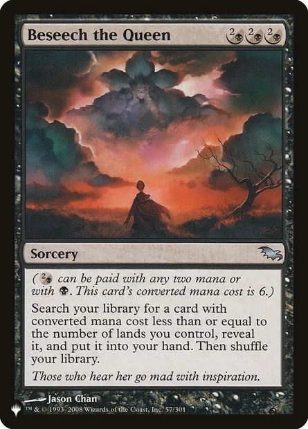 Implorer la reine, carte Magic PLST SHM-57 — extension The List
