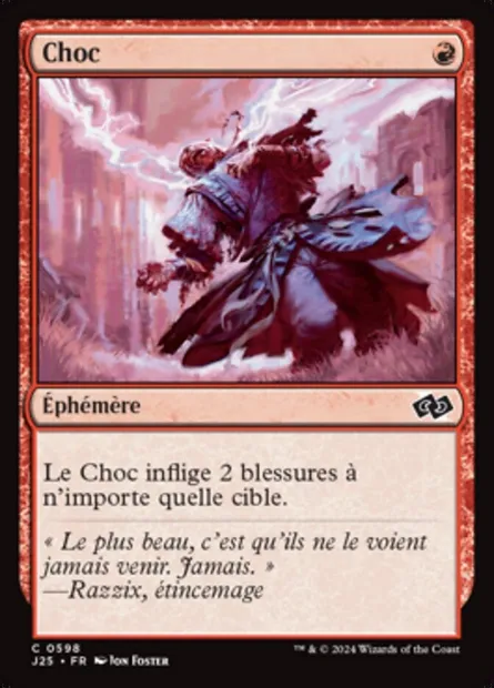 Choc, carte Magic J25 598 — extension Foundations Jumpstart
