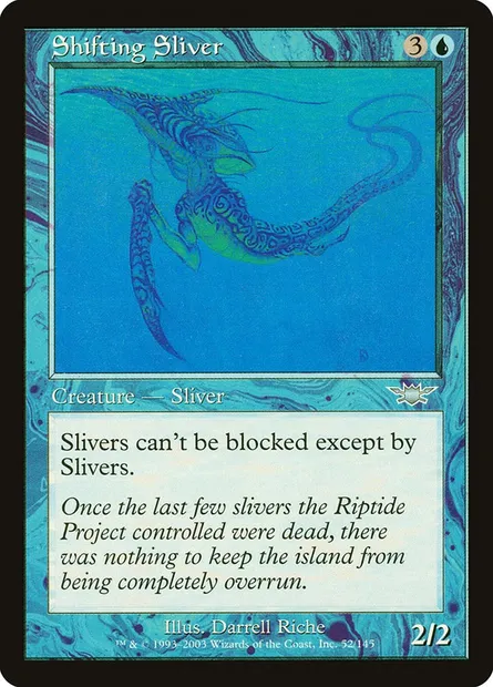 Shifting Sliver, Magic card LGN 52 — Legions set