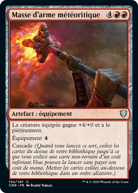 Masse d'arme météoritique, carte Magic CMR 192 — extension Commander Legends