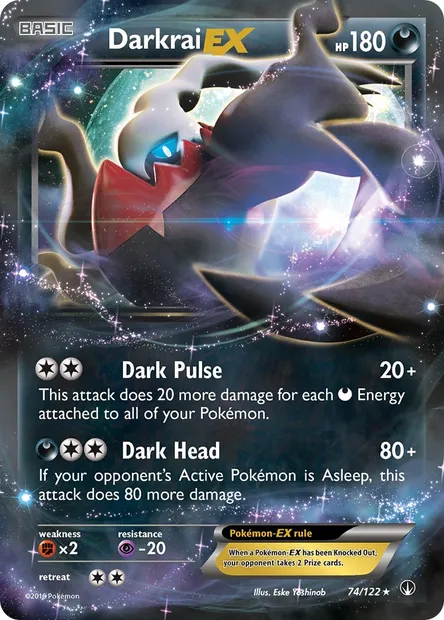 Darkrai EX, Pokémon card BKP 74 — BREAKpoint set