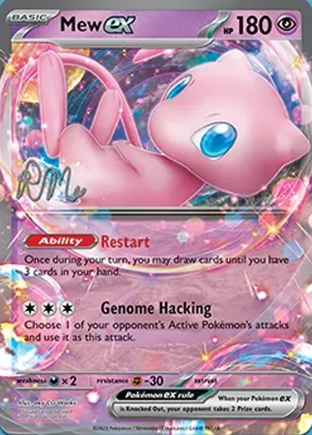 Mew-ex, carte Pokémon WCD25 ct385573 — extension World Championship Decks 2025