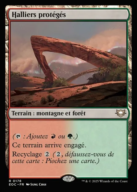 Halliers protégés, carte Magic EOC 178 — extension Edge of Eternities Commander
