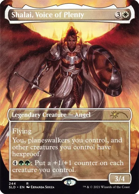 Shalai, Voice of Plenty, Magic card SLD 244 — Secret Lair Drop set