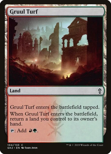 Gruul Turf, Magic card GK2 104 — RNA Guild Kit set