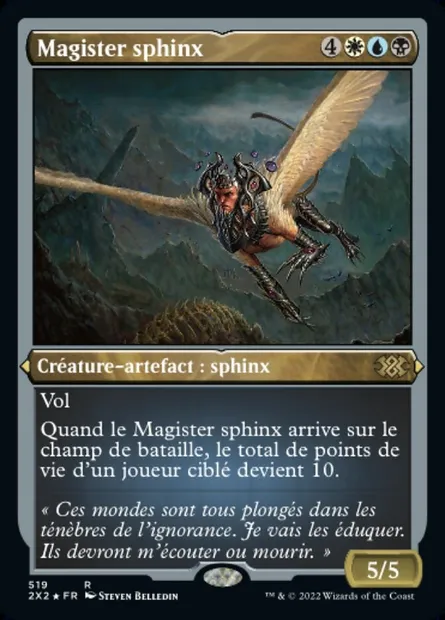 Magister sphinx, carte Magic 2X2 519 — extension Double Masters 2022