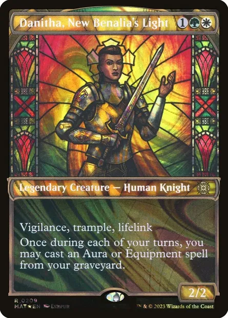 Danitha, New Benalia's Light, Magic card MAT 209 — March of the Machine: The Aftermath set