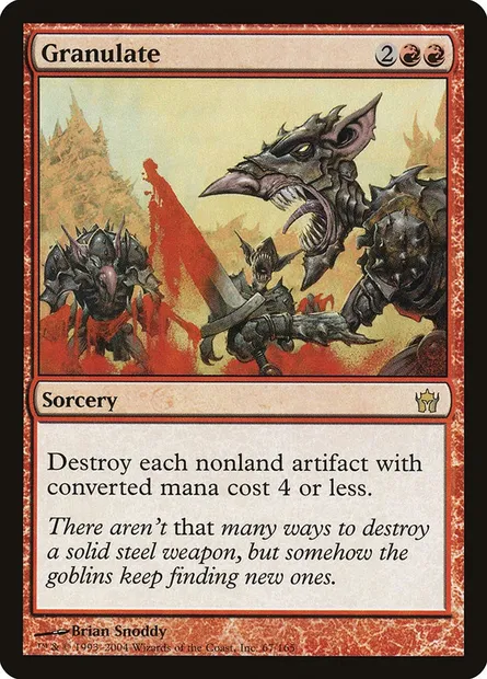 Granulate, Magic card 5DN 67 — Fifth Dawn set