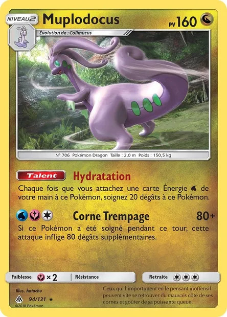 Muplodocus, carte Pokémon FLI 94 — extension Lumière Interdite