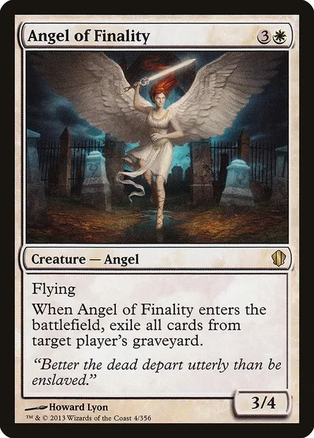 Angel of Finality, Magic card C13 4 — Commander 2013 set