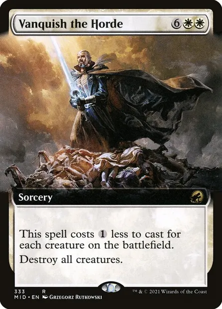 Vanquish the Horde, Magic card MID 333 — Innistrad: Midnight Hunt set