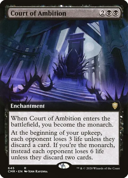 Court of Ambition, Magic card CMR 645 — Commander Legends set