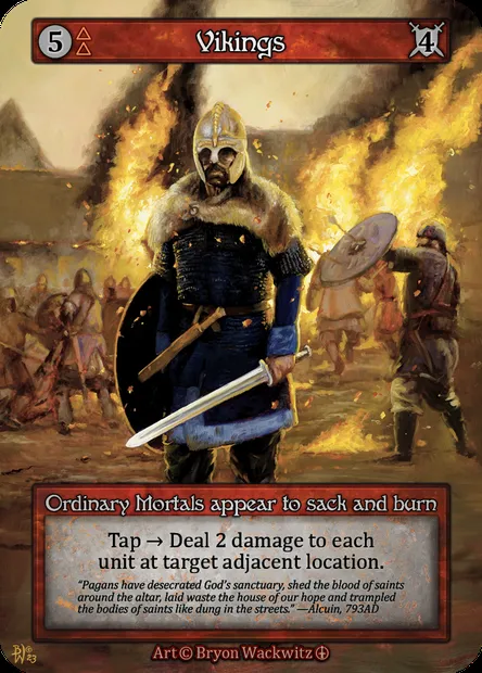 Vikings, carte Sorcery ATH 110 — extension Arthurian Legends