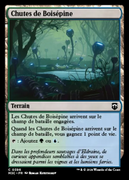 Chutes de Boisépine, carte Magic M3C 396 — extension Modern Horizons 3 Commander