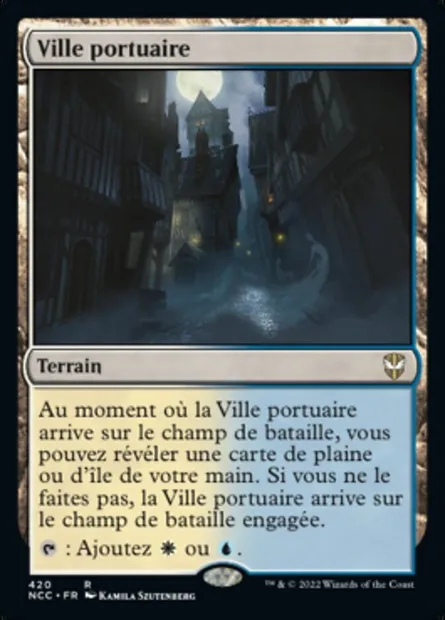 Ville portuaire, carte Magic NCC 420 — extension New Capenna Commander