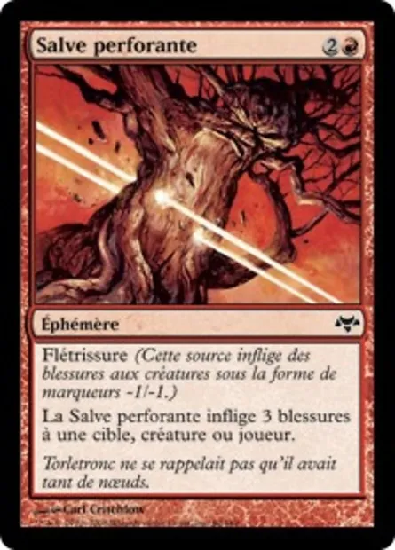 Salve perforante, carte Magic EVE 60 — extension Coucheciel