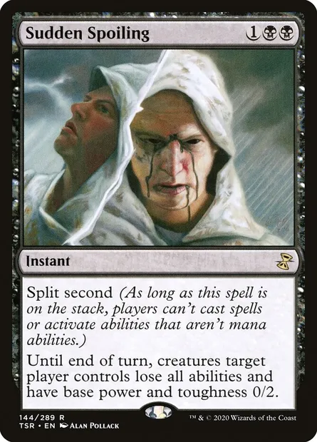 Sudden Spoiling, Magic card TSR 144 — Time Spiral Remastered set