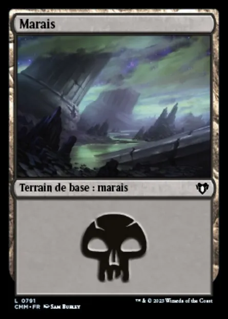 Marais, carte Magic CMM 791 — extension Commander Masters