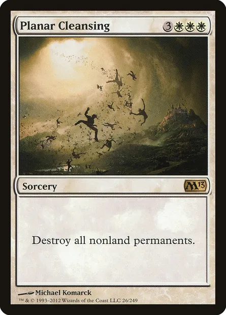 Planar Cleansing, Magic card M13 26 — Magic 2013 set
