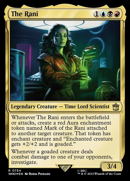 The Rani, Magic card WHO 754 — Doctor Who set