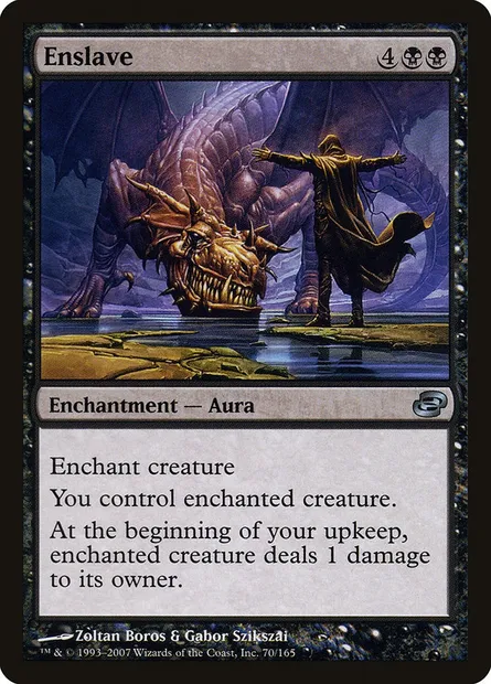Esclavage, carte Magic PLC 70 — extension Chaos planaire