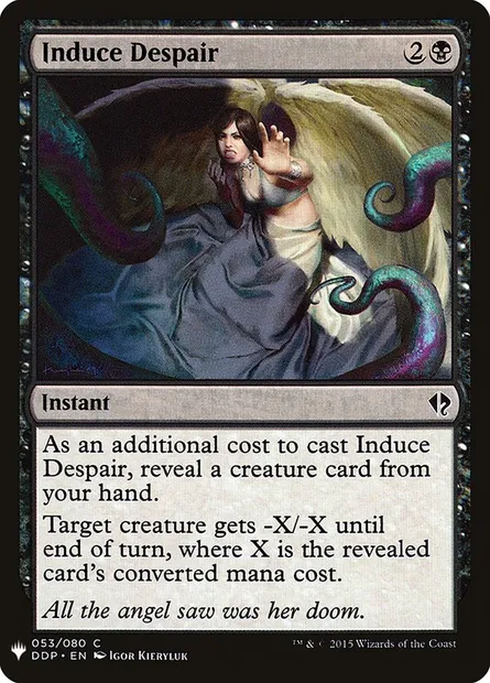 Induce Despair, Magic card PLST DDP-53 — The List set