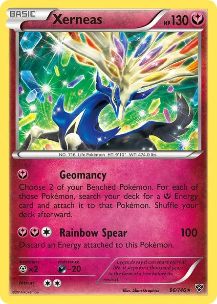 Xerneas, Pokémon card XY 96 — XY set