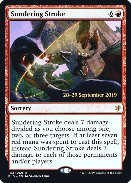 Botte de scission, carte Magic PELD 144s — extension Throne of Eldraine Promos