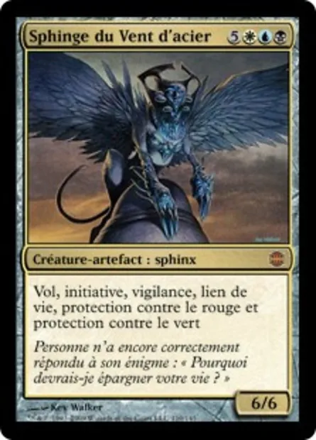Sphinge du Vent d'acier, carte Magic ARB 110 — extension La Renaissance d'Alara