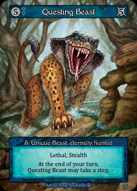 Questing Beast, carte Sorcery ATH 054 — extension Arthurian Legends