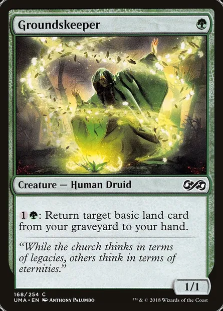 Groundskeeper, Magic card UMA 168 — Ultimate Masters set