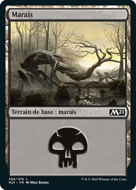 Marais, carte Magic M21 266 — extension Core Set 2021