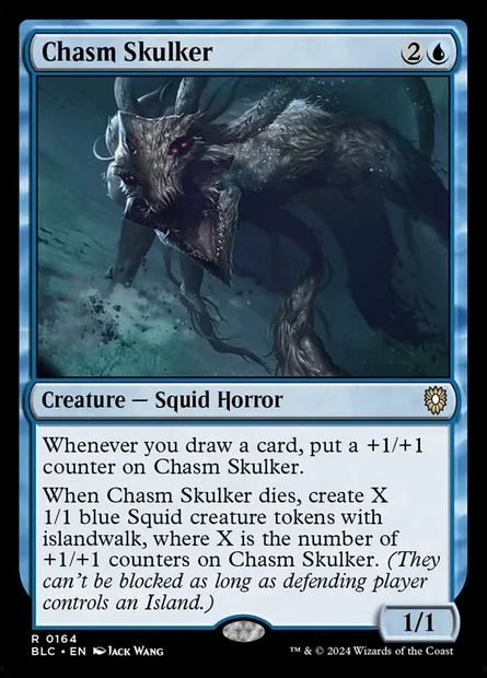Chasm Skulker, Magic card BLC 164 — Bloomburrow Commander set
