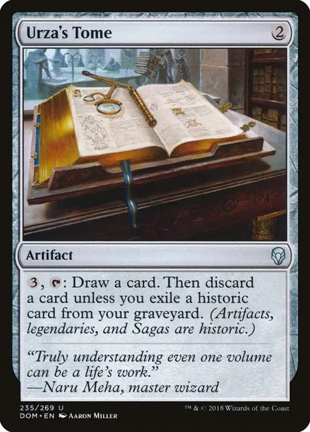 Urza's Tome, Magic card DOM 235 — Dominaria set