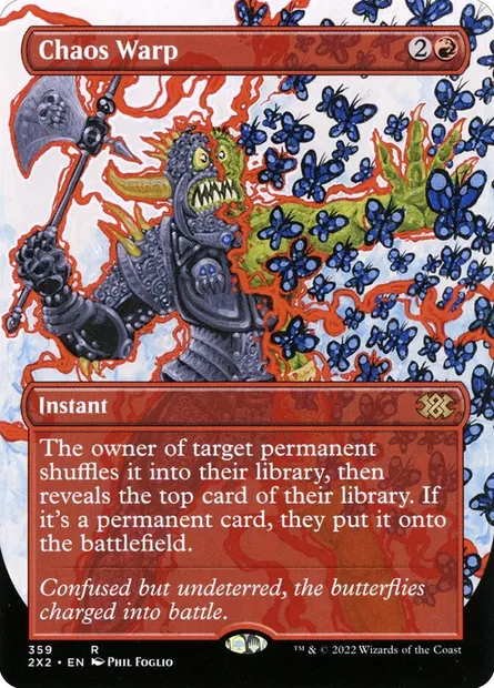 Chaos Warp, Magic card 2X2 359 — Double Masters 2022 set