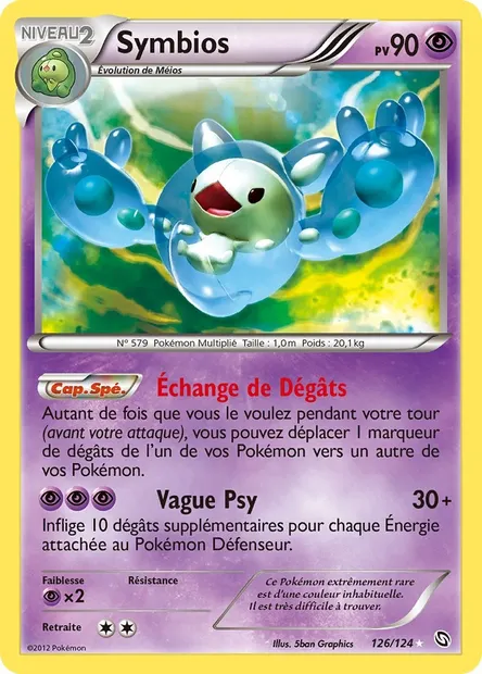 Symbios, carte Pokémon DRX 126 — extension Dragons Éxaltés