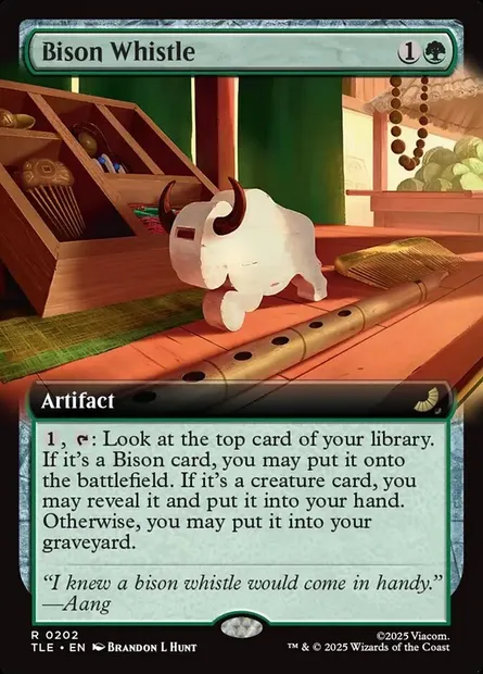 Bison Whistle, Magic card TLE 202 — Avatar: The Last Airbender Eternal set