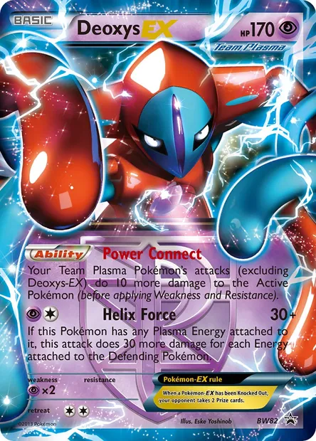 Deoxys-EX, Pokémon card BW 82 — BW Black Star Promos set
