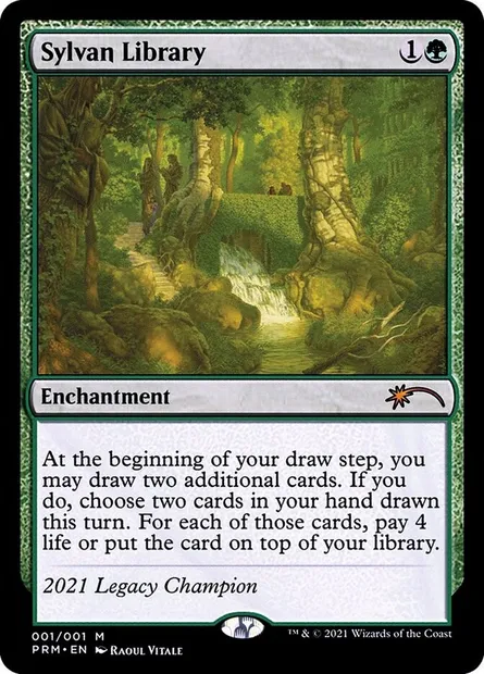 Sylvan Library, Magic card OLGC 2021C — Legacy Championship set