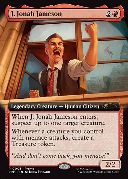 J. Jonah Jameson, Magic card PF25 17 — MagicFest 2025 set