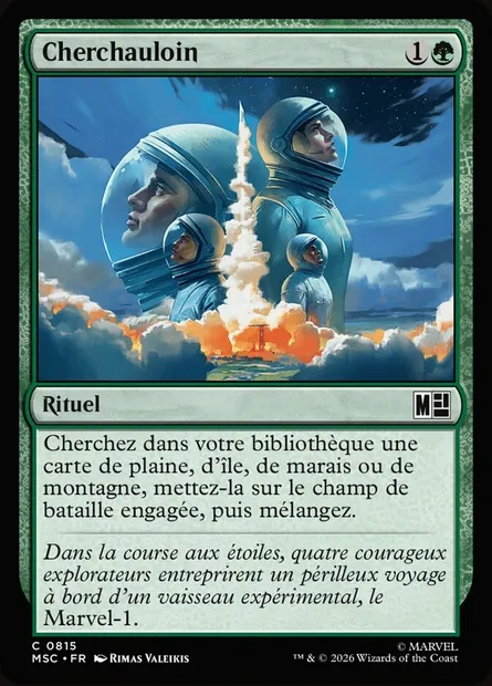 Cherchauloin, carte Magic MSC 815 — extension Marvel Super Heroes Commander