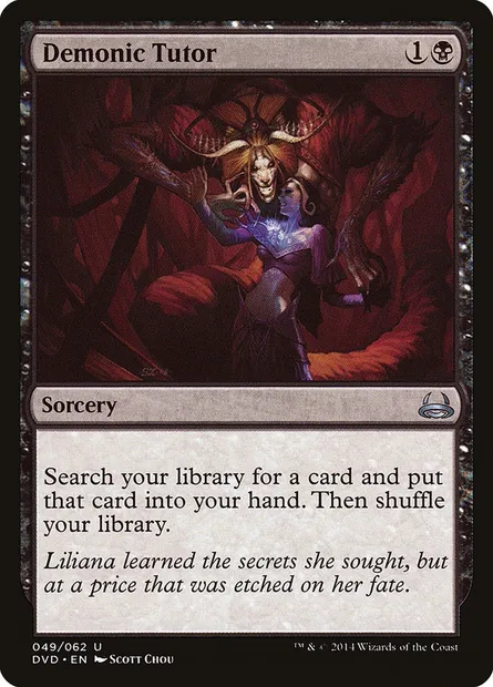 Demonic Tutor, Magic card DVD 49 — Duel Decks Anthology: Divine vs. Demonic set
