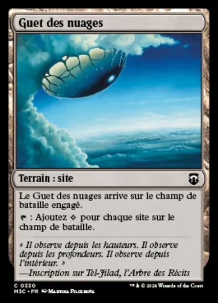Guet des nuages, carte Magic M3C 330 — extension Modern Horizons 3 Commander
