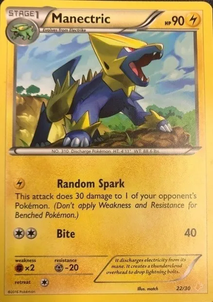 Élecsprint, carte Pokémon TK9P 022 — extension XY Trainer Kit: Pikachu Libre & Suicune (Pikachu Libre)