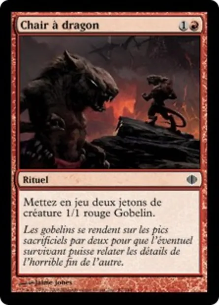 Chair à dragon, carte Magic ALA 97 — extension Les éclats d'Alara