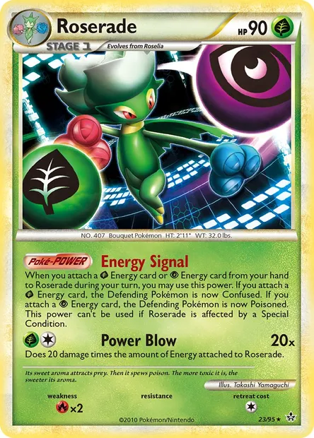 Roserade, Pokémon card UL 23 — Unleashed set