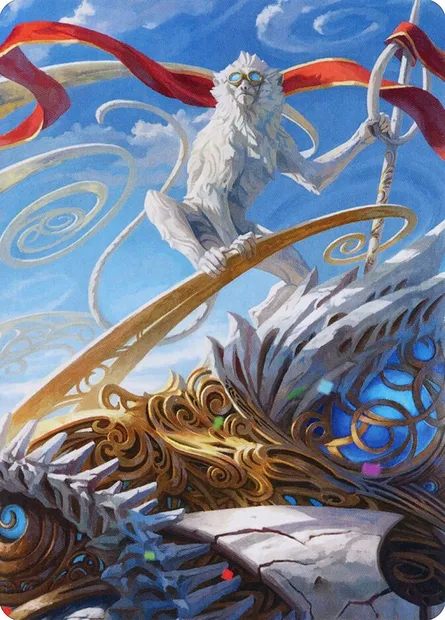 Ragavan, Nimble Pilferer // Ragavan, Nimble Pilferer, carte Magic AMOM 74 — extension March of the Machine Art Series
