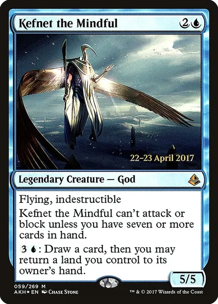 Kefnet the Mindful, Magic card PAKH 59s — Amonkhet Promos set